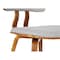 Armen Living Jaguar Mid-Century Dining Chair in Walnut Wood and Gray Fabric LCJASIWAGRAY - alternate 8